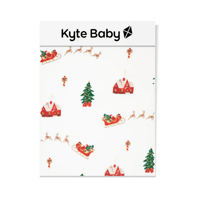 Kyte Baby Zippered Footie in Santa Sleigh - Princess and the Pea Boutique