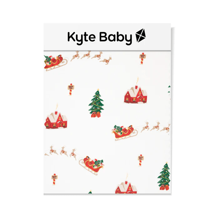 Kyte Baby Zippered Footie in Santa Sleigh - Princess and the Pea Boutique