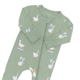 Kyte Baby Zippered Footie in Silly Goose - Princess and the Pea Boutique