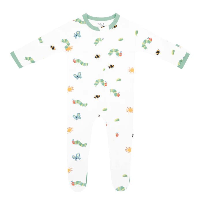 Kyte Baby Zippered Footie in The Very Hungry Caterpillar™ and Friends - Princess and the Pea Boutique