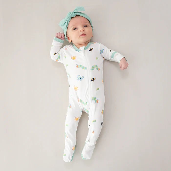 Kyte Baby Zippered Footie in The Very Hungry Caterpillar™ and Friends - Princess and the Pea Boutique