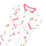 Kyte Baby Zippered Footie in Tulip - Princess and the Pea Boutique
