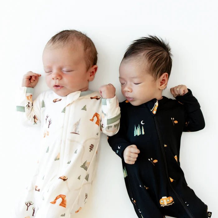 Kyte Baby Zippered Footie in Under the Stars - Princess and the Pea Boutique