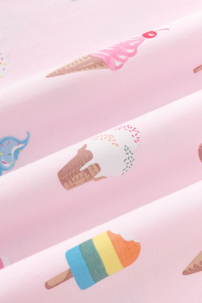 Kyte Baby Zippered Romper in Sakura Ice Cream - Princess and the Pea Boutique