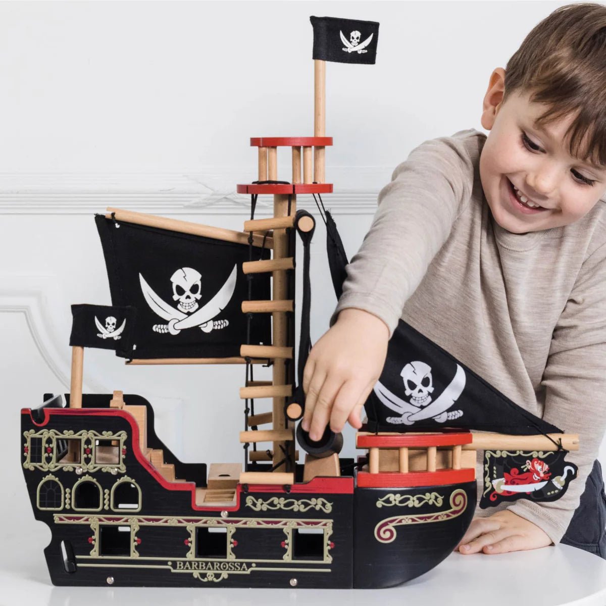Le Toy Van Barborossa Pirate Ship - Princess and the Pea Boutique