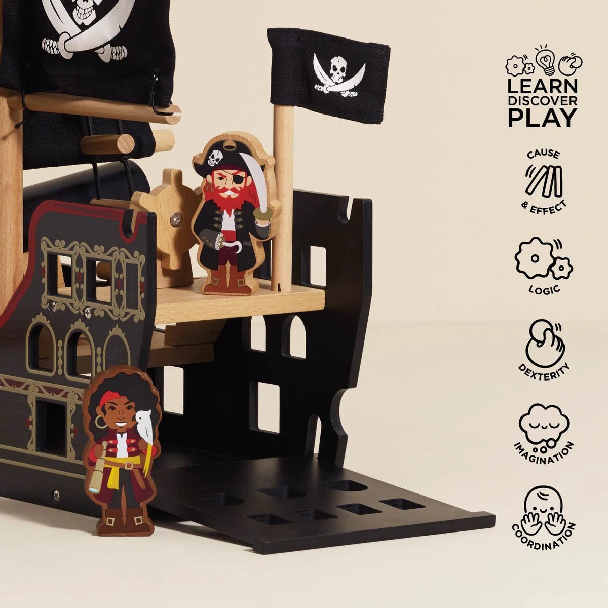 Le Toy Van Barborossa Pirate Ship - Princess and the Pea Boutique
