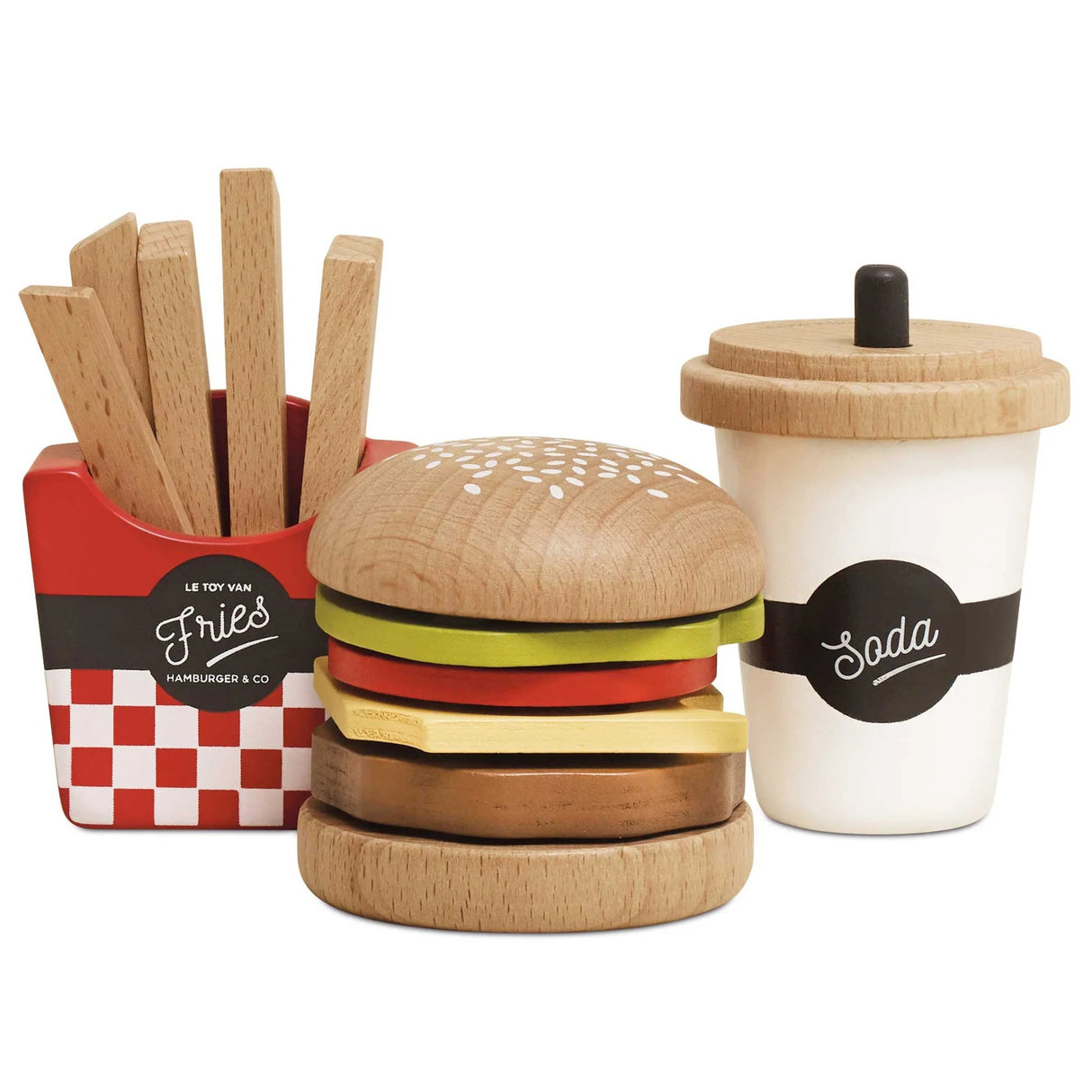 Le Toy Van Gourmet Hamburger Set - Princess and the Pea Boutique