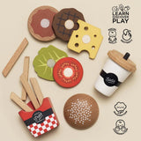 Le Toy Van Gourmet Hamburger Set - Princess and the Pea Boutique
