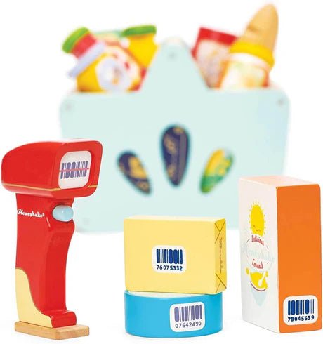 Le Toy Van Groceries Set and Scanner - Princess and the Pea Boutique