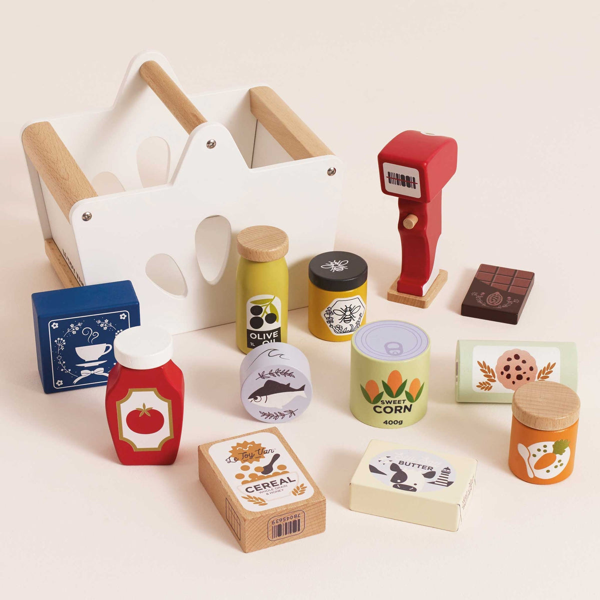 Le Toy Van Groceries Set and Scanner - Princess and the Pea Boutique