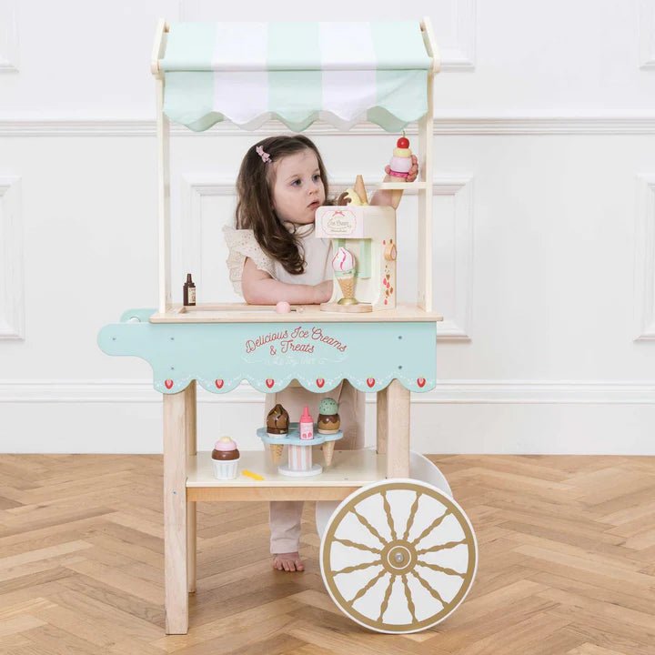 Le Toy Van Ice Cream Trolley Market Stall - Princess and the Pea Boutique