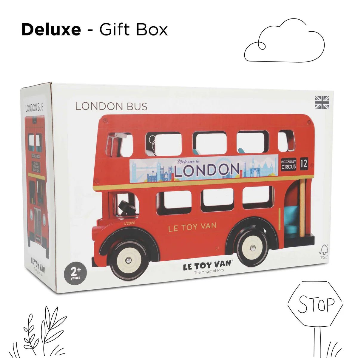 Le Toy Van London Wooden Bus - Princess and the Pea Boutique