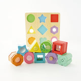 Le Toy Van Rainbow Sensory Shape Sorter - Princess and the Pea Boutique