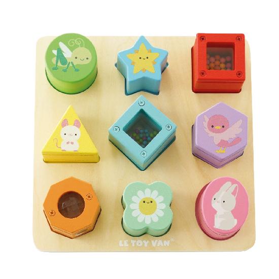 Le Toy Van Rainbow Sensory Shape Sorter - Princess and the Pea Boutique