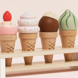 Le Toy Van Wooden Ice Cream Cones Set - Princess and the Pea Boutique