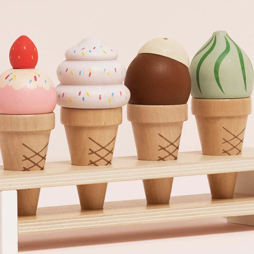 Le Toy Van Wooden Ice Cream Cones Set - Princess and the Pea Boutique