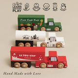 Le Toy Van Wooden Trailer Truck Set - Princess and the Pea Boutique