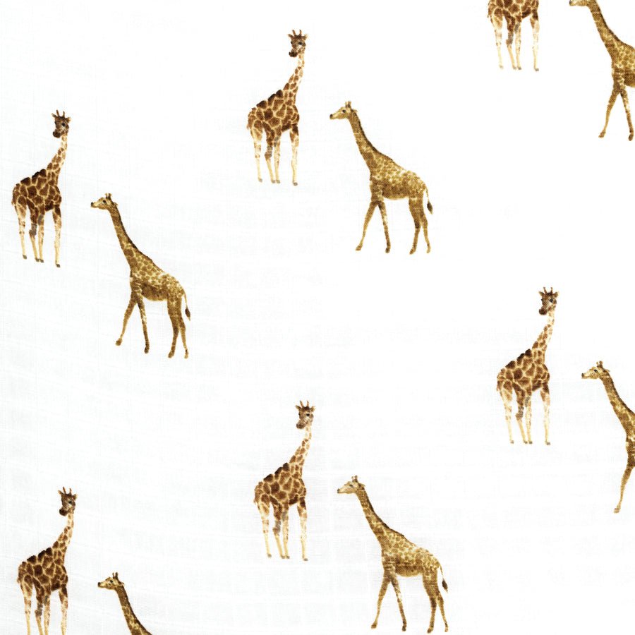 Lil North Co. Muslin Crib Sheet - Giraffe - Princess and the Pea Boutique