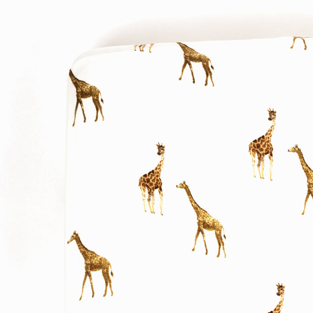 Lil North Co. Muslin Crib Sheet - Giraffe - Princess and the Pea Boutique