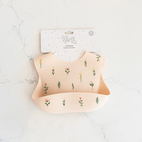 Lil North Co. Wild Flowers Silicone Bib - Princess and the Pea Boutique