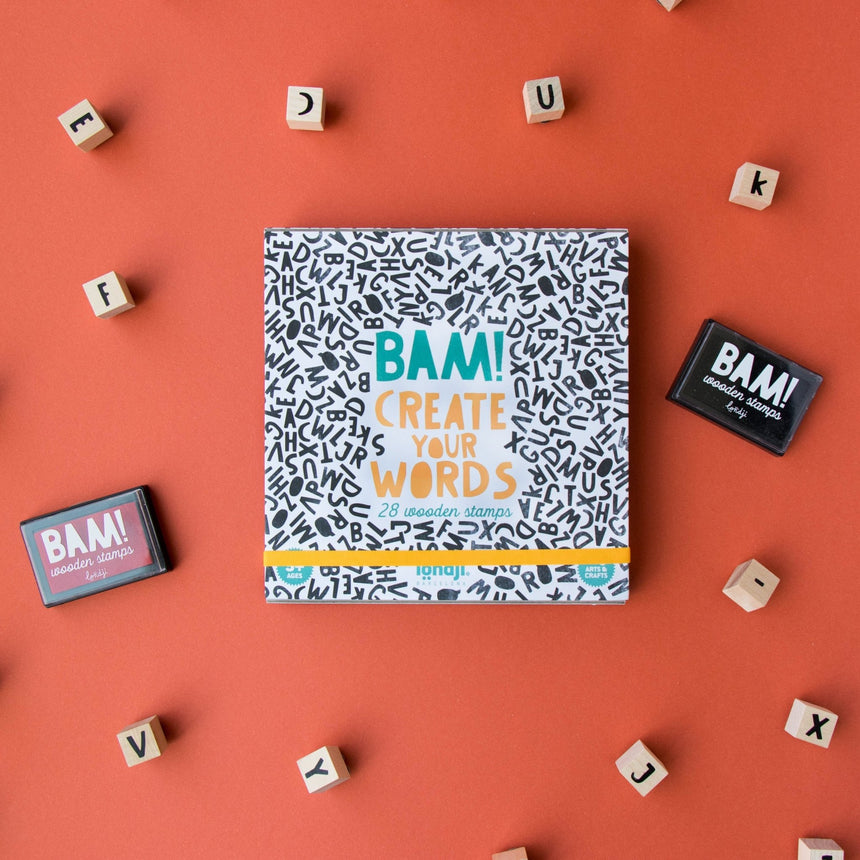 Londji Stamps - Bam! Words - Princess and the Pea Boutique