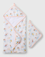 Loulou Lollipop Hooded Towel Set - Mermaids - Princess and the Pea Boutique