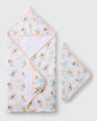 Loulou Lollipop Hooded Towel Set - Mermaids - Princess and the Pea Boutique
