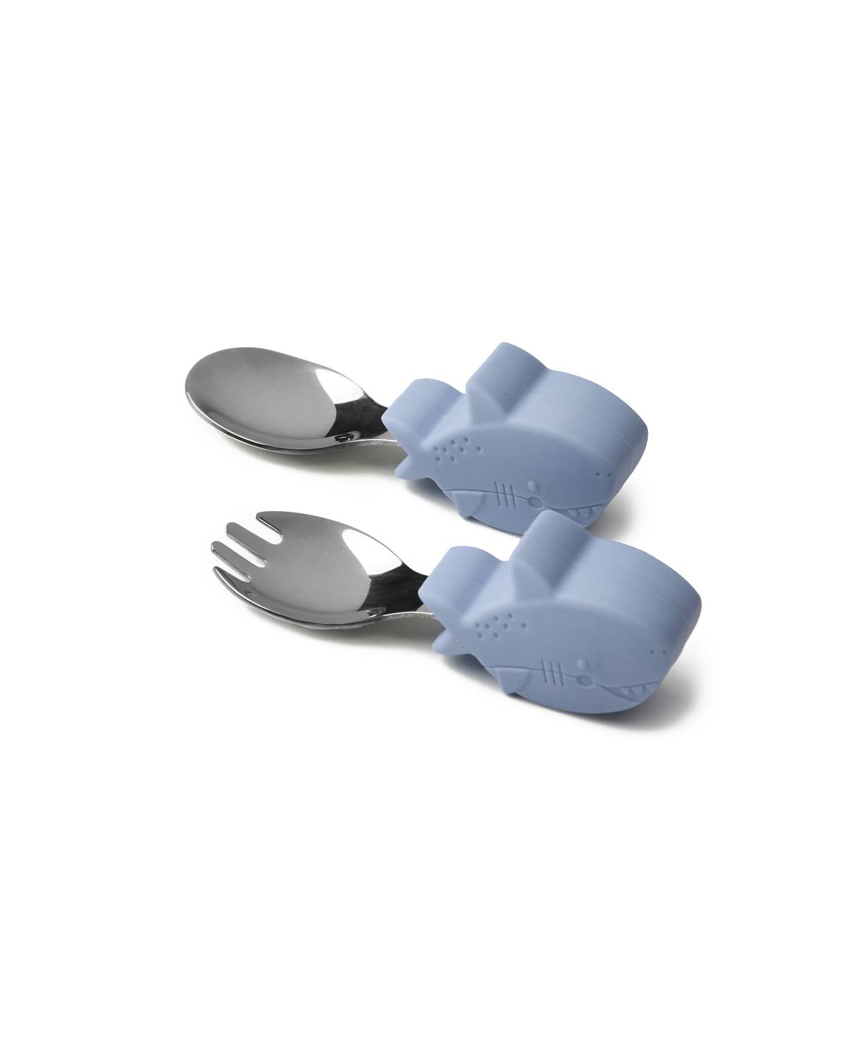 Loulou Lollipop Learning Utensils Set - Shark - Princess and the Pea Boutique