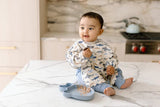 Loulou Lollipop Long Sleeve Bib - Sharks - Princess and the Pea Boutique
