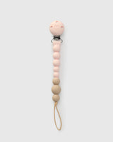 Loulou Lollipop OneC™ Silicone Pacifier Clip - Pink Quartz - Princess and the Pea Boutique