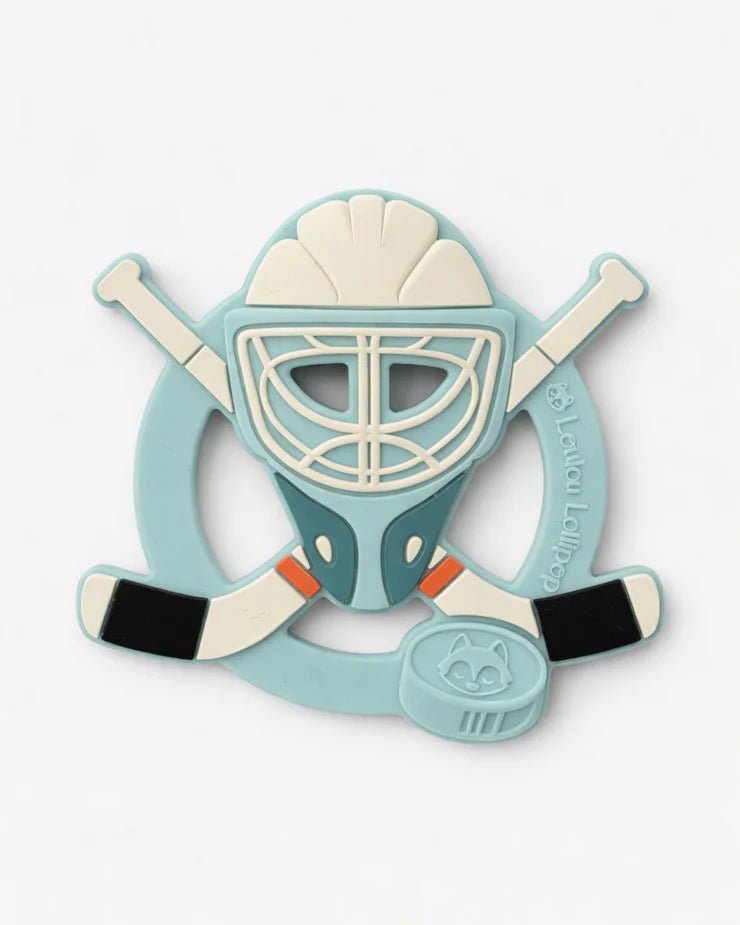 Loulou Lollipop Teether Single Hockey Helmet - Princess and the Pea Boutique