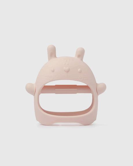 Loulou Lollipop Teething Mitt - Bunny - Princess and the Pea Boutique