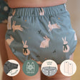 LPO Pocket Diaper Simple - Wide Elastic Festive Animals - Princess and the Pea Boutique