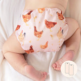 LPO Pocket Diaper - Snap Chicken - Princess and the Pea Boutique