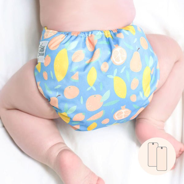 LPO Pocket Diaper - Snap Fruity - Princess and the Pea Boutique