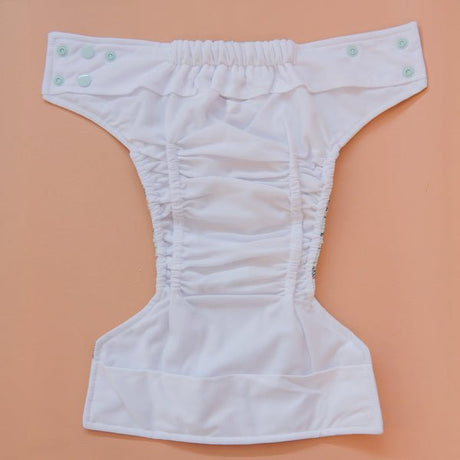 LPO Pocket Diaper - Wide Elastic Snap Tennis - Princess and the Pea Boutique