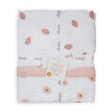 Lulujo Classic Muslin 3ply Quilt - Daisies & Strawberries - Princess and the Pea Boutique