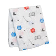 Lulujo Classic Muslin Swaddle - Hockey - Princess and the Pea Boutique