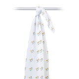 Lulujo Cotton Muslin Swaddle Blanket - Rocking Horse - Princess and the Pea Boutique