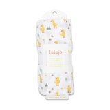 Lulujo Cotton Muslin Swaddle - Duck - Princess and the Pea Boutique