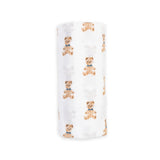 Lulujo Cotton Muslin Swaddle - Vintage Bear - Princess and the Pea Boutique