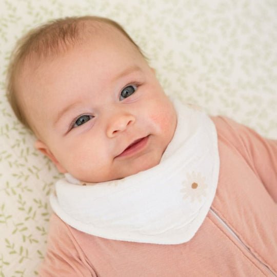 Lulujo Daisies & Greenery - Bandana Bibs 2 Pack - Princess and the Pea Boutique