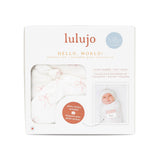 Lulujo Hello World Hat & Swaddle Sets - Bows - Princess and the Pea Boutique