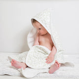 Lulujo Hooded Towel - Greenery - Princess and the Pea Boutique