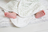 Lulujo Hooded Towel - Greenery - Princess and the Pea Boutique