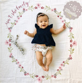 Lulujo Isn't She Lovely - Milestone Blanket (Copy) - Princess and the Pea Boutique