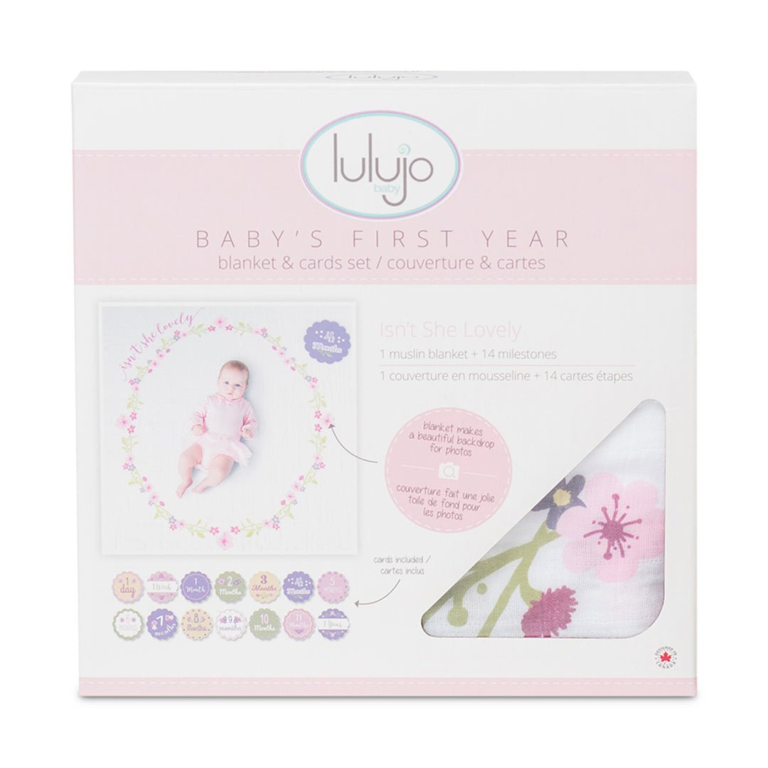 Lulujo Isn't She Lovely - Milestone Blanket (Copy) - Princess and the Pea Boutique