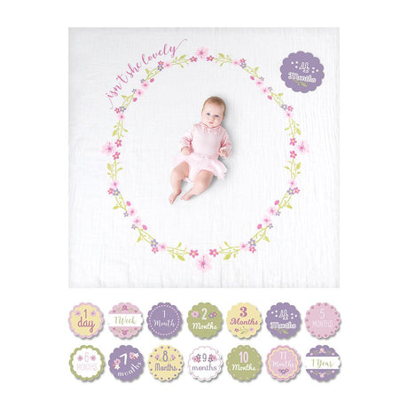 Lulujo Isn't She Lovely - Milestone Blanket (Copy) - Princess and the Pea Boutique