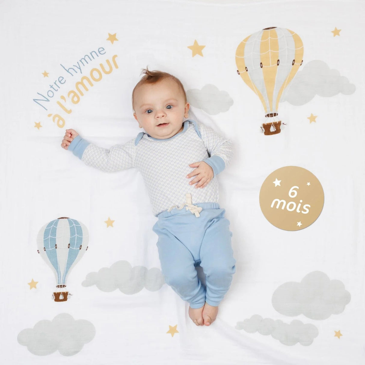 Lulujo Milestone Blanket Notre Hymne a L'amour - Princess and the Pea Boutique