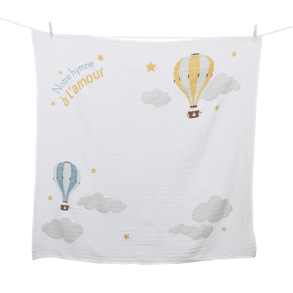 Lulujo Milestone Blanket Notre Hymne a L'amour - Princess and the Pea Boutique